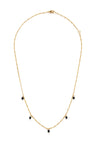 Amano Studio Five Graces Chain Necklace black stones Amano Studio Five Graces Chain Necklace black stones