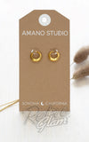 Amano Studio Sofia Small Huggie Hoops Amano Studio Sofia Small Huggie Hoops