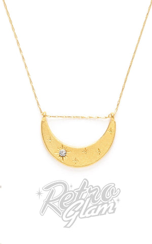 Amano Studio Starlight Crescent Necklace moon Amano Studio Starlight Crescent Necklace moon