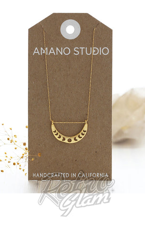 Amano Studio Phases Of The Moon Necklace card Amano Studio Phases Of The Moon Necklace card