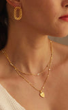 Amano Studio Heart With Eye Necklace model Amano Studio Heart With Eye Necklace model