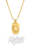 Moon medallion pendant Moon medallion pendant