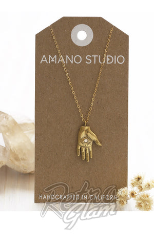 Amano Studio Mystic Hand Neckace card Amano Studio Mystic Hand Neckace card