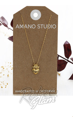 Amano Studio Corazon Sagrado Neckace card Amano Studio Corazon Sagrado Neckace card