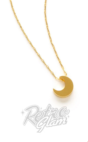 Amano Studio Tiny Crescent Moon Neckace gold Amano Studio Tiny Crescent Moon Neckace gold