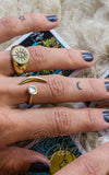 Amano Studio El Sol Signet Ring model Amano Studio El Sol Signet Ring model