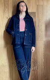 Astro Bettie Midge Classic Reproduction Jeans in Indigo detail Astro Bettie Midge Classic Reproduction Jeans in Indigo detail