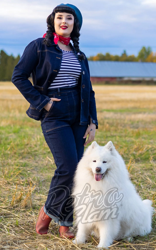 Astro Bettie Midge Classic Reproduction Jeans in Indigo - 34L left only Astro Bettie Midge Classic Reproduction Jeans in Indigo - 34L left only