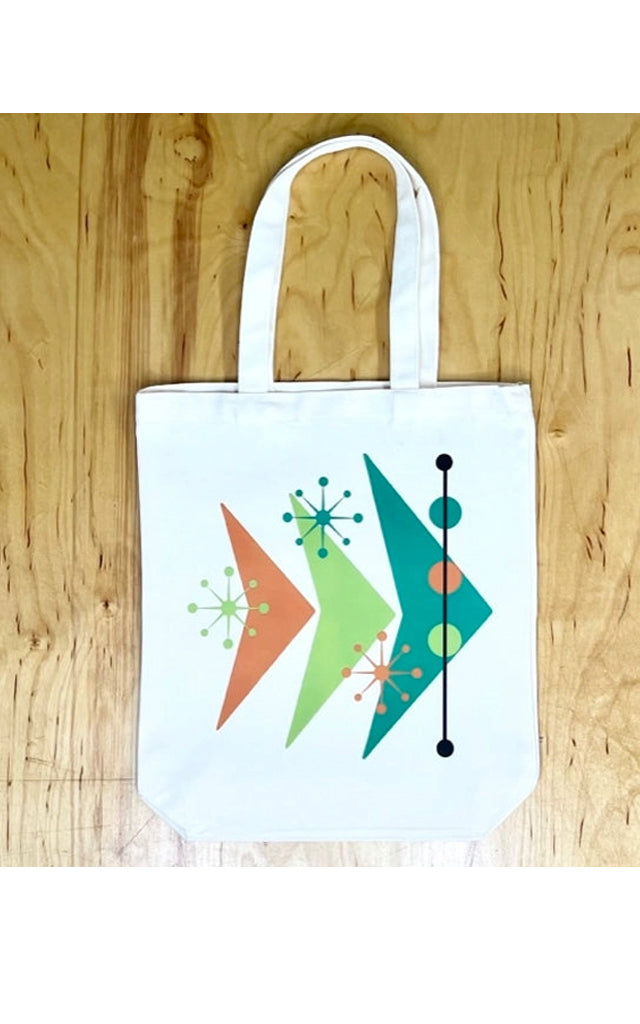 Astro Bettie Mcm Sputnik Arrow Carry-All Tote Astro Bettie Mcm Sputnik Arrow Carry-All Tote