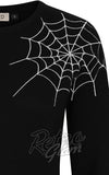 Banned Alina Black Spiderweb Jumper halloween Banned Alina Black Spiderweb Jumper halloween