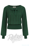 Banned Angel Pointelle Jumper in Bottle Green Banned Angel Pointelle Jumper in Bottle Green