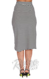 Banned Beach Breeze Striped Skirt back Banned Beach Breeze Striped Skirt back