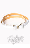 Ocean Avenue Bow Belt white Ocean Avenue Bow Belt white