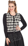 Banned Darts And Checks Cardigan Banned Darts And Checks Cardigan