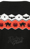 Halloween bats, cats and pumpkins sweater Halloween bats, cats and pumpkins sweater
