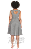 Banned Black Gingham Daisy Dress back Banned Black Gingham Daisy Dress back
