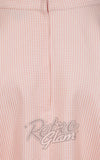 Banned Di Di Swing Skirt in Coral & White Check zipper Banned Di Di Swing Skirt in Coral & White Check zipper