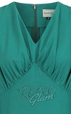 Banned 40s Gioia 40s Dress in Green detail Banned 40s Gioia 40s Dress in Green detail