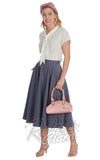 Banned Counting Stars Handbag in Blush model Banned Counting Stars Handbag in Blush model