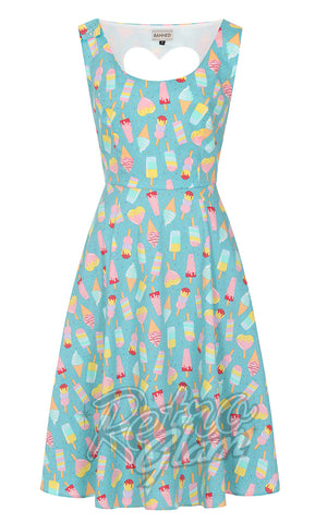 Banned ice cream dress heart cut out