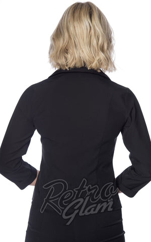 Banned Janine Blouse in Black back