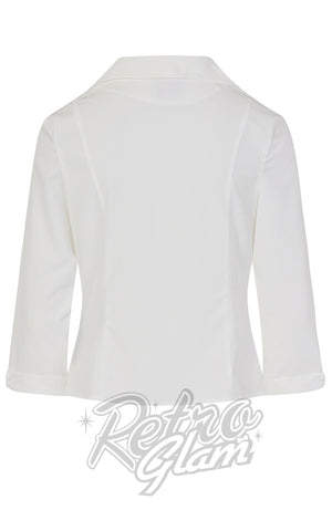 Banned Janine Blouse in White back Banned Janine Blouse in White back