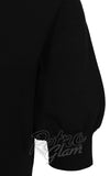 Banned Jones Jumper in Black sleeve Banned Jones Jumper in Black sleeve