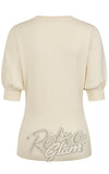 Banned Jones Jumper in Cream back Banned Jones Jumper in Cream back