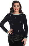 Banned Star Strike Jumper in Black & Light Blue Banned Star Strike Jumper in Black & Light Blue