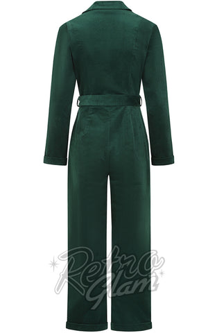 Banned Hippie Please Jumpsuit in Green back