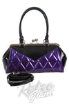 Banned Lilymae Handbag purple pinup