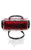 Banned Lilymae Handbag in Black and Red interior leopard Banned Lilymae Handbag in Black and Red interior leopard