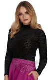 Banned Night Animal Top in Mesh Leopard Banned Night Animal Top in Mesh Leopard