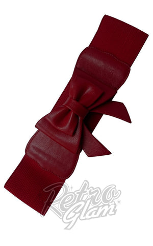 Banned Play it Right Belt in Burgundy Banned Play it Right Belt in Burgundy