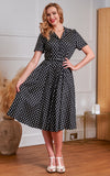 banned black polka shirt dress banned black polka shirt dress