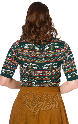Banned Faire Isle Bear Jumper back Banned Faire Isle Bear Jumper back