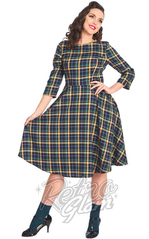 Banned Sweet Joy Heart Plaid Dress Banned Sweet Joy Heart Plaid Dress