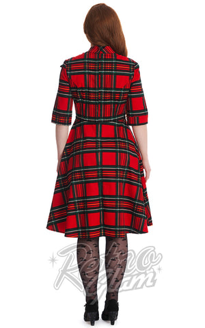 Banned Tis The Season To Party Plaid Dress back Banned Tis The Season To Party Plaid Dress back
