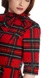 Banned Tis The Season To Party Plaid Dress detail Banned Tis The Season To Party Plaid Dress detail