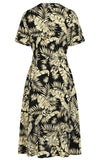 Banned Yvette Tropical Print Shirt Dress back Banned Yvette Tropical Print Shirt Dress back