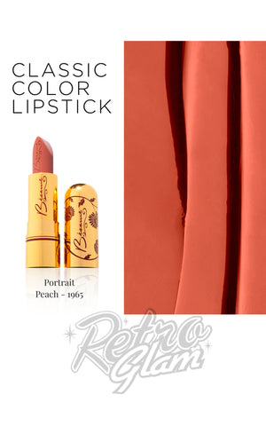 Besame Portrait Peach Lipstick 1965 swatch Besame Portrait Peach Lipstick 1965 swatch