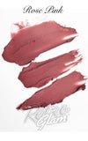 Besame Cream Rouge swatch rose pink Besame Cream Rouge swatch rose pink