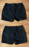 Boulevard Nights Botham Shorts in Black Denim - Fit is large..check fit notes Boulevard Nights Botham Shorts in Black Denim - Fit is large..check fit notes
