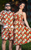 Boulevard Nights Beachcomber Swing Dress tiki Boulevard Nights Beachcomber Swing Dress tiki