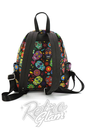 Comeco sugar skull backpack back Comeco sugar skull backpack back