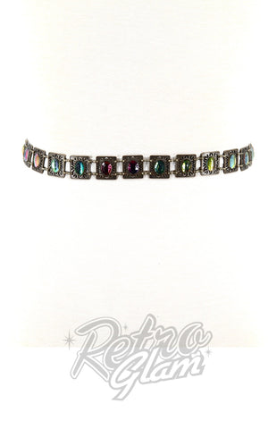 Comeco Brass Chain Belt With Rhinestone back Comeco Brass Chain Belt With Rhinestone back