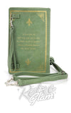 Comeco Secret Garden Green Crossbody/Clutch Handbag back Comeco Secret Garden Green Crossbody/Clutch Handbag back