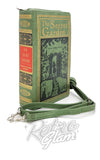 Comeco Secret Garden Green Crossbody/Clutch Handbag side Comeco Secret Garden Green Crossbody/Clutch Handbag side