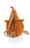 Comeco Plush Hen Crossbody Bag zipper Comeco Plush Hen Crossbody Bag zipper