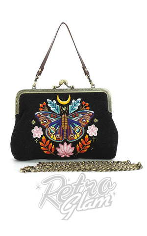 Comeco Moon Moth Kisslock Bag Comeco Moon Moth Kisslock Bag